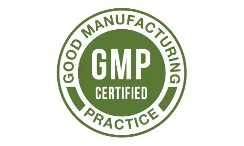 GMP certified seal shown on Nervelin packaging