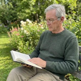 Photo of Nervelin reader M. Delacroix